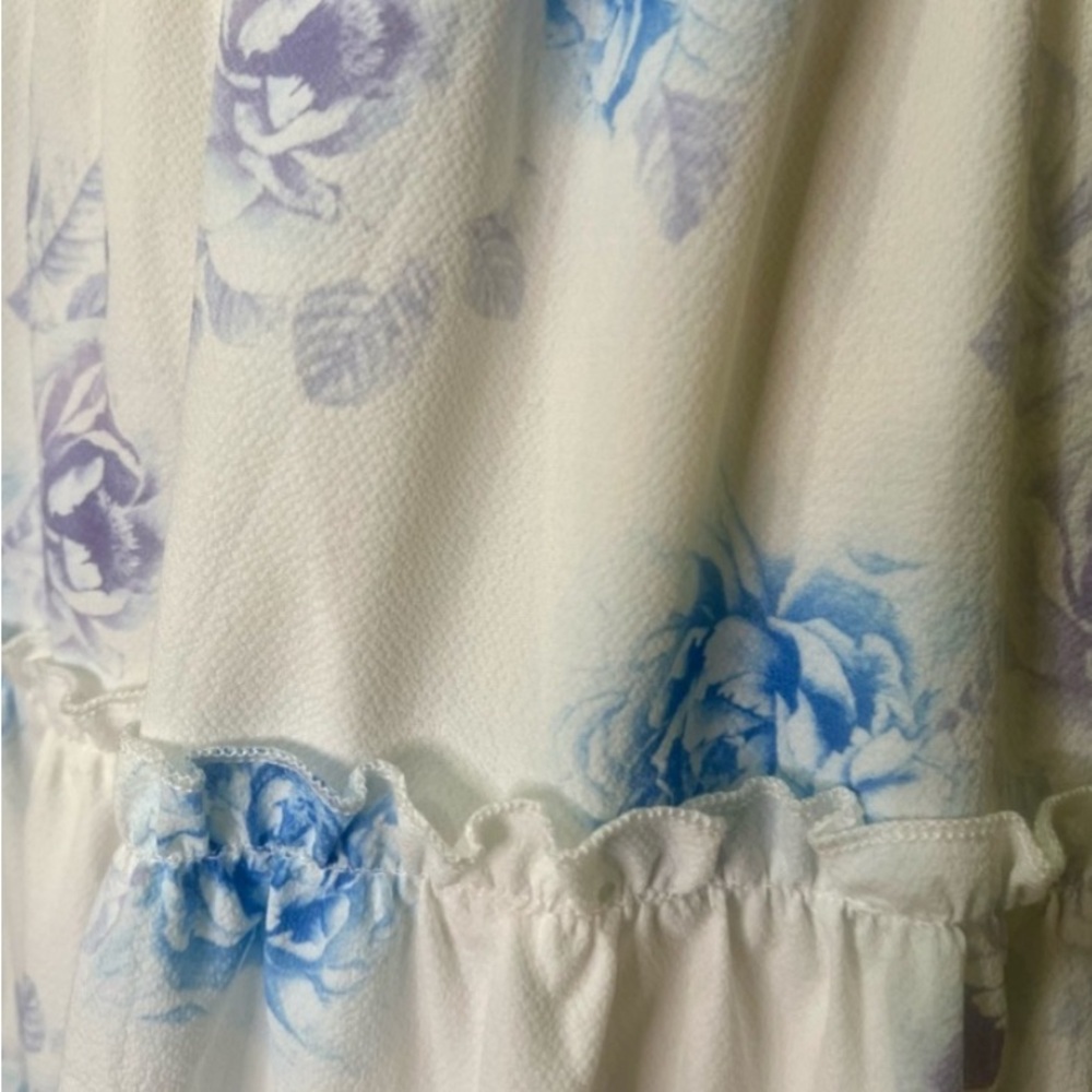 Floral Mini Smocked Sun Dress for Women Size S Small - Picture 10 of 16